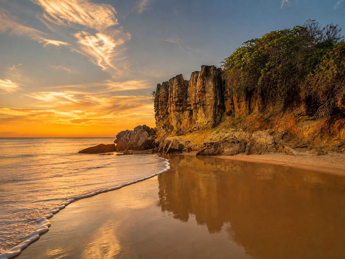 Pôr do sol em São Miguel do Gostoso