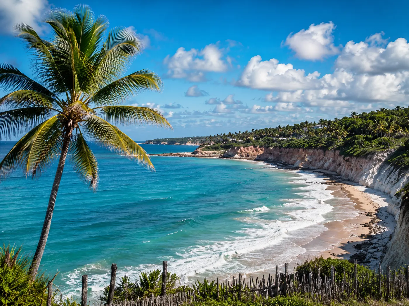 Praia do litoral sul do Rio Grande do Norte